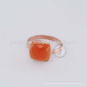 Latest New Model Fanta Chalcedony Sterling Silver Wedding Ring